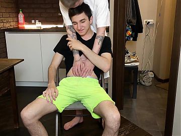 Two Twink Fucking on Kitchen