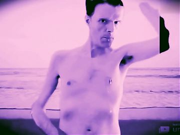 British Freddie Sunfields in Purple Lights Wet Nipples